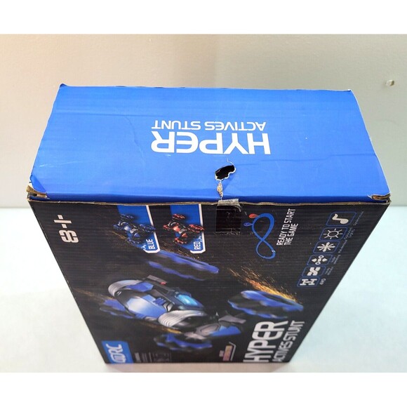 Remote Control Car Stunt Vehicle ELECTRIC BLUE 4WD, Multi directional Lights Up - Picture 9 of 10